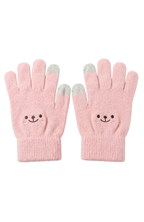 Guantes Táctiles Lana Térmicos Osito Para Niñas 6 A 10 Años
