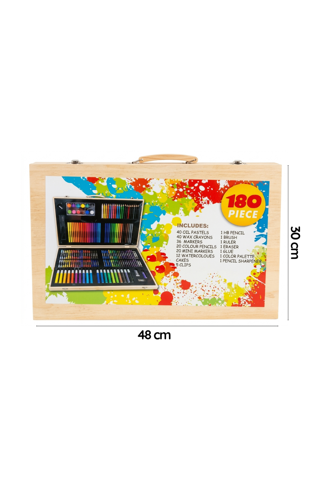 Maletín De Arte Artist Kit 180 Piezas Con Lápices Colores
