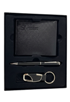 Set De Regalo Hombre Billetera Lapicero Y Llavero Elegante