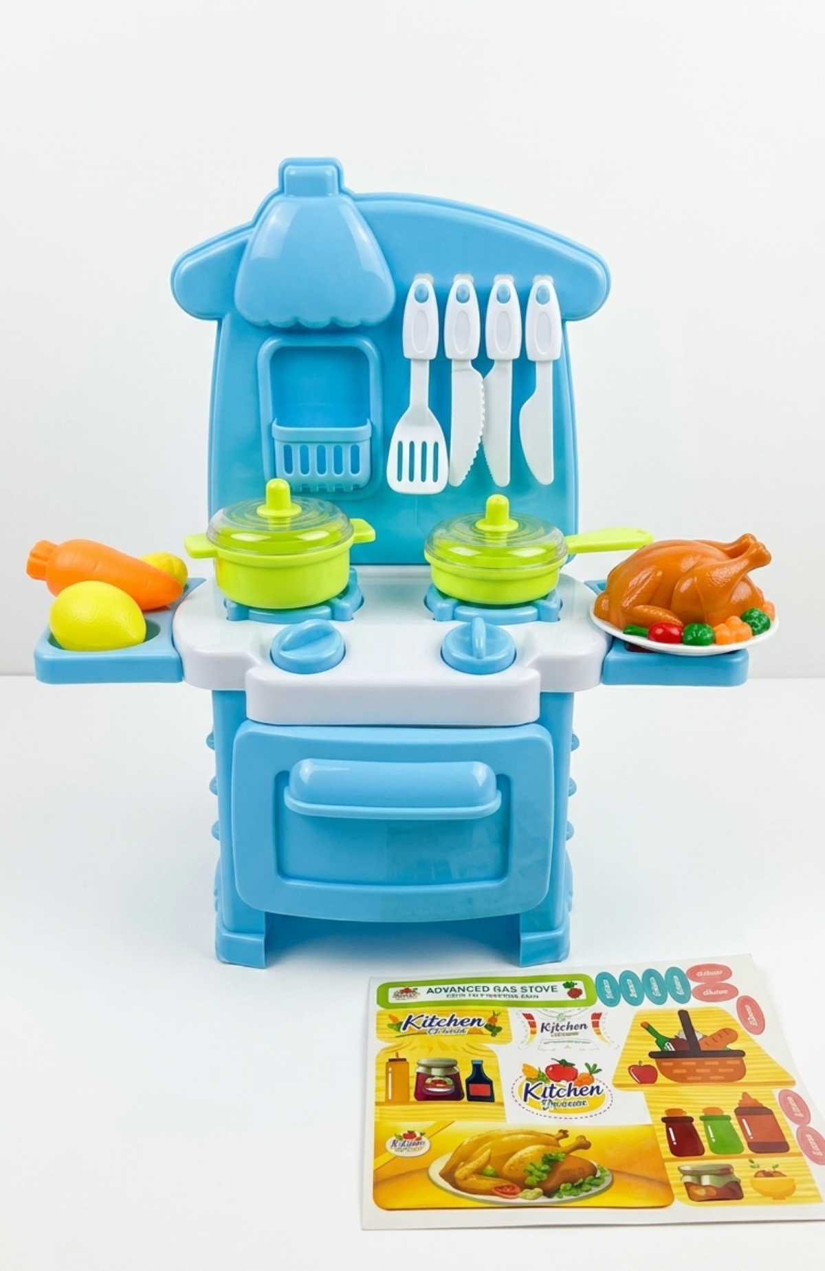 Cocina Infantil Kid Connection Con Accesorios Juguete Niños