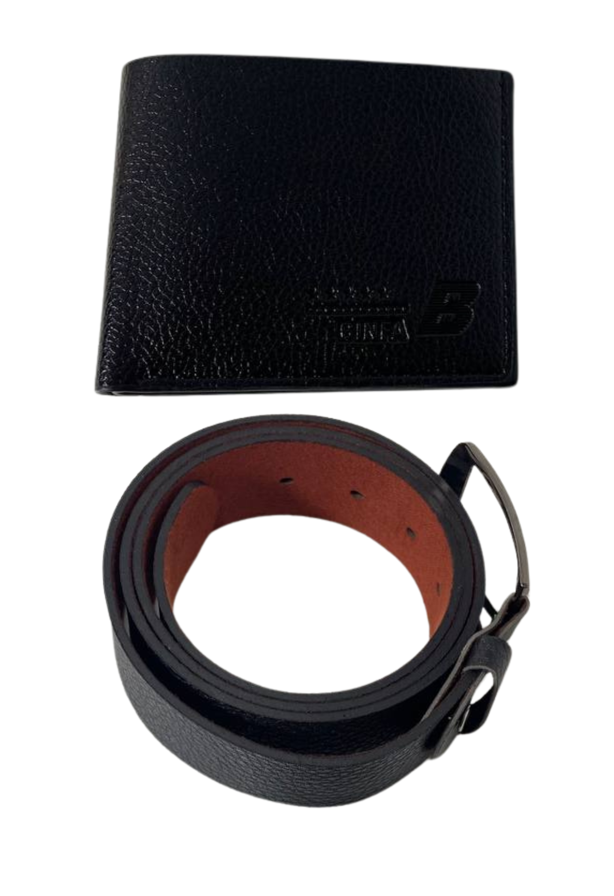 Set De Regalo Hombre Billetera Y Cinturón