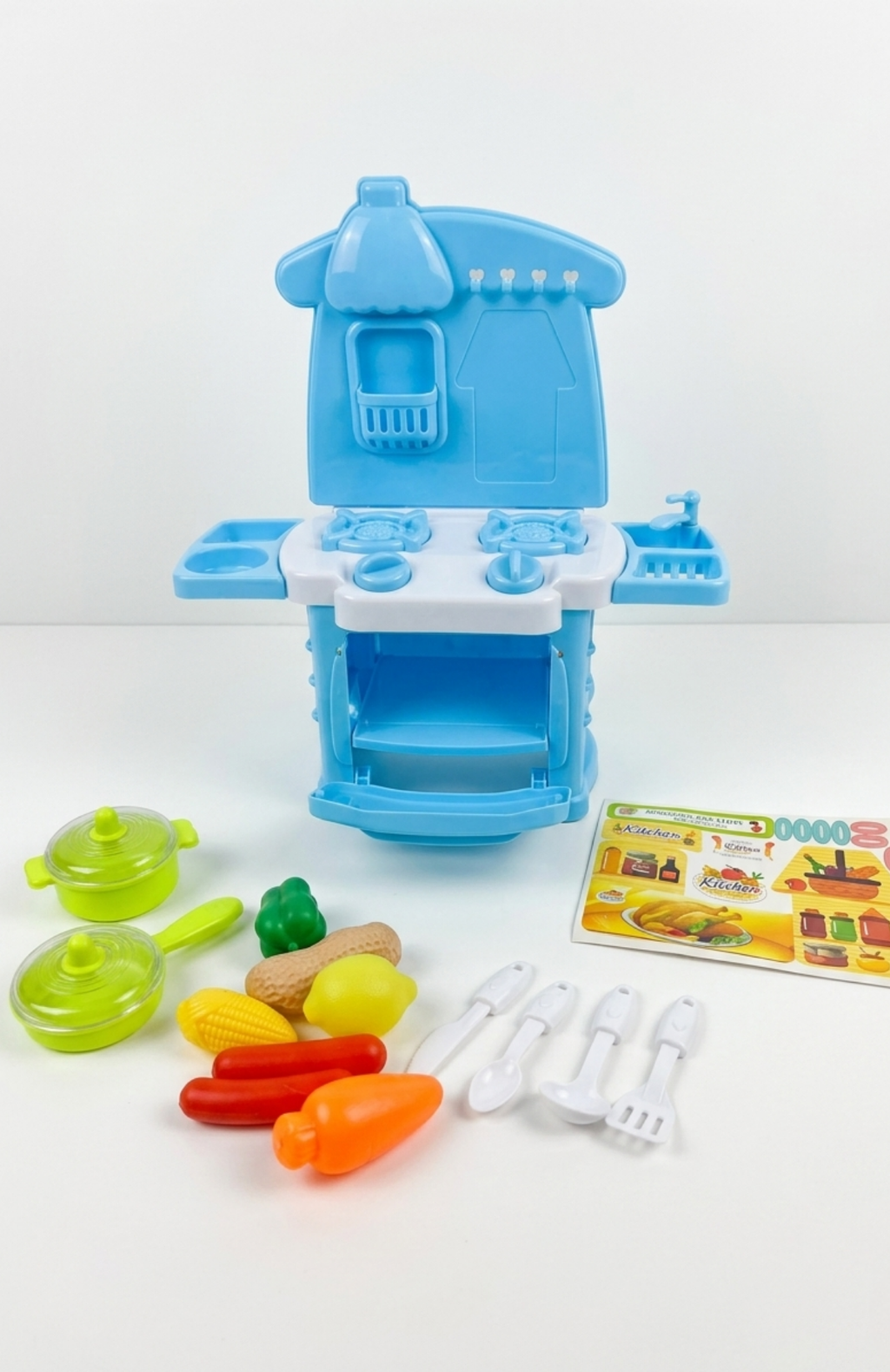 Cocina Infantil Kid Connection Con Accesorios Juguete Niños