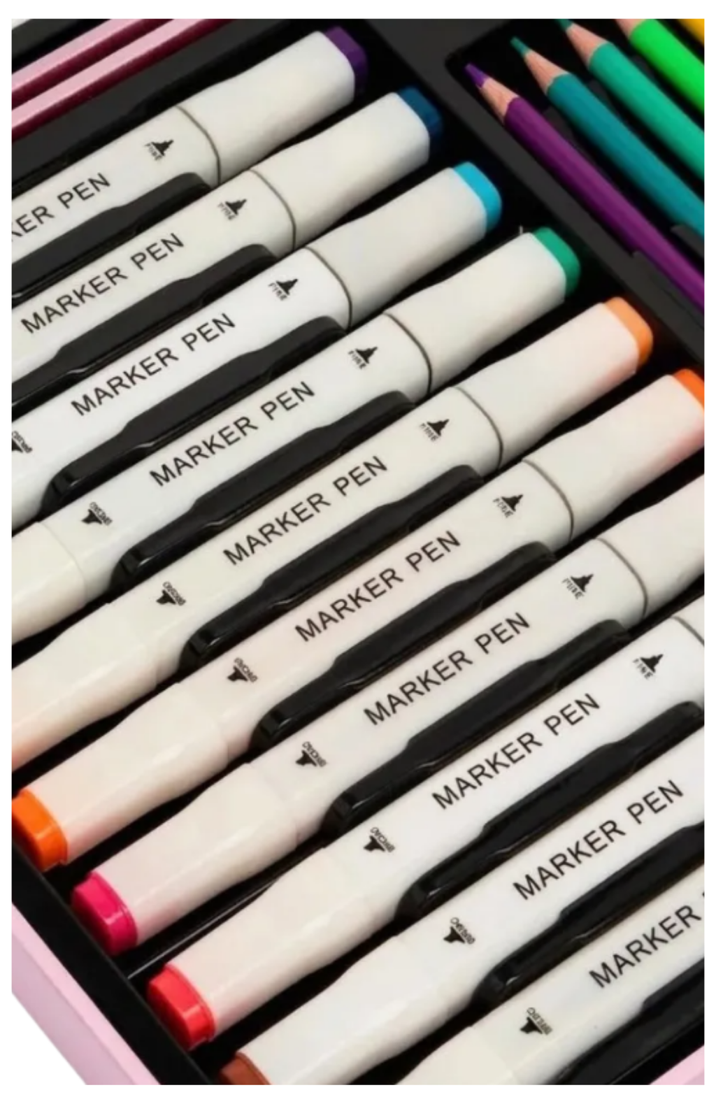 Estuche Maletín Set De Arte 53 Piezas, Para Dibujar Y Pintar