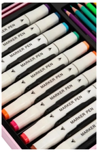 Estuche Maletín Set De Arte 53 Piezas, Para Dibujar Y Pintar