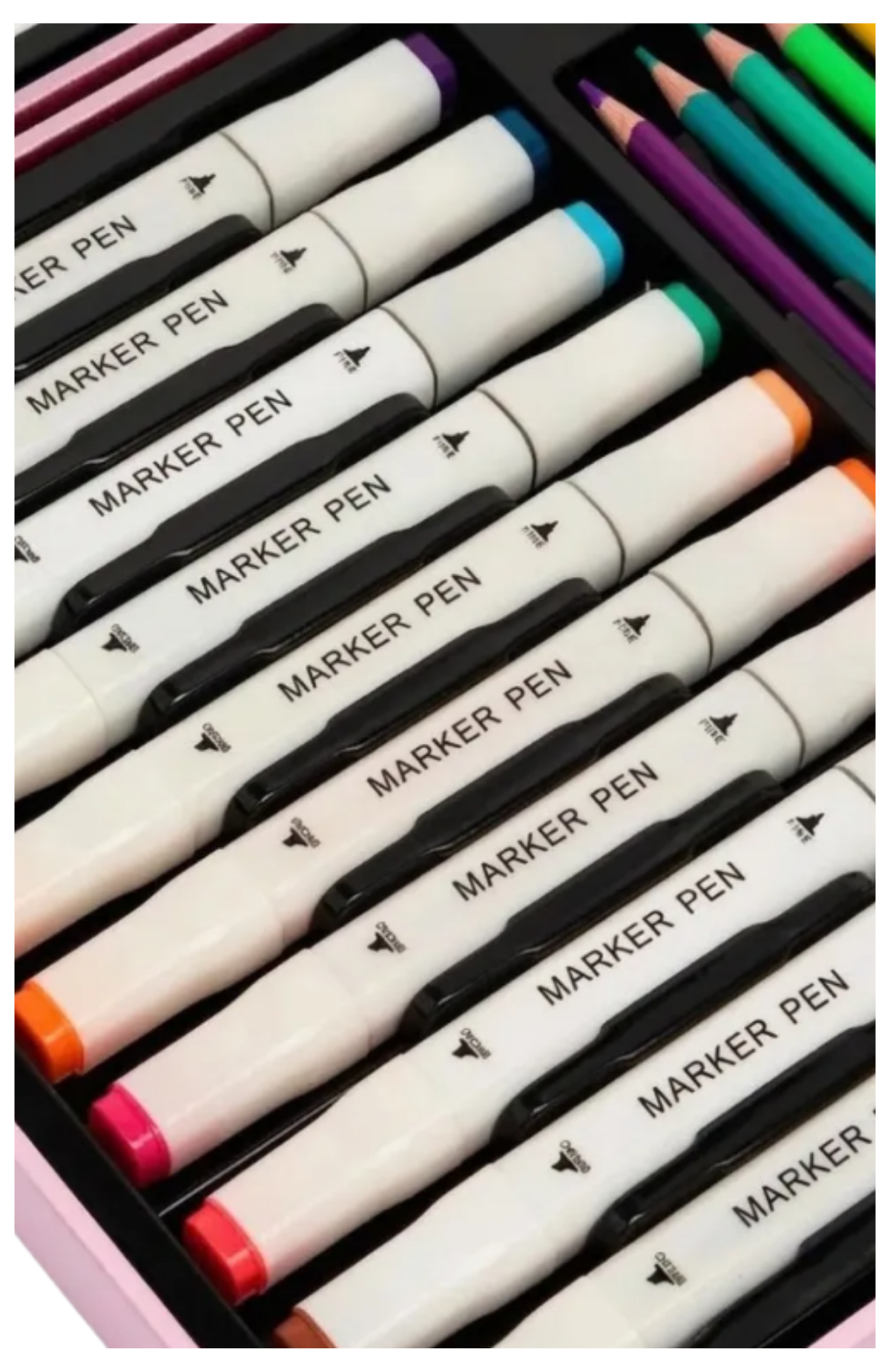 Estuche Maletín Set De Arte 53 Piezas, Para Dibujar Y Pintar