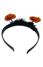 Cintillo Diadema Calabazas Resortes Halloween Disfraz Fiesta