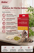 Snack Bioline Para Gato Con Catnip Y Salmón / Bacalao 80 G
