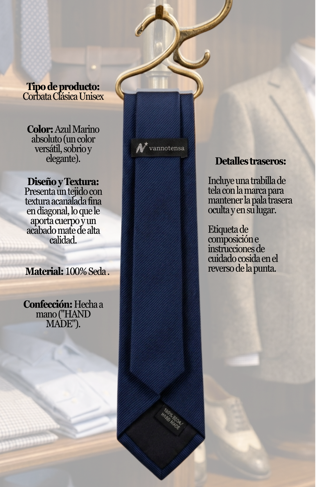 Corbata Elegante Para Hombre Mujer Vestuario Seguridad