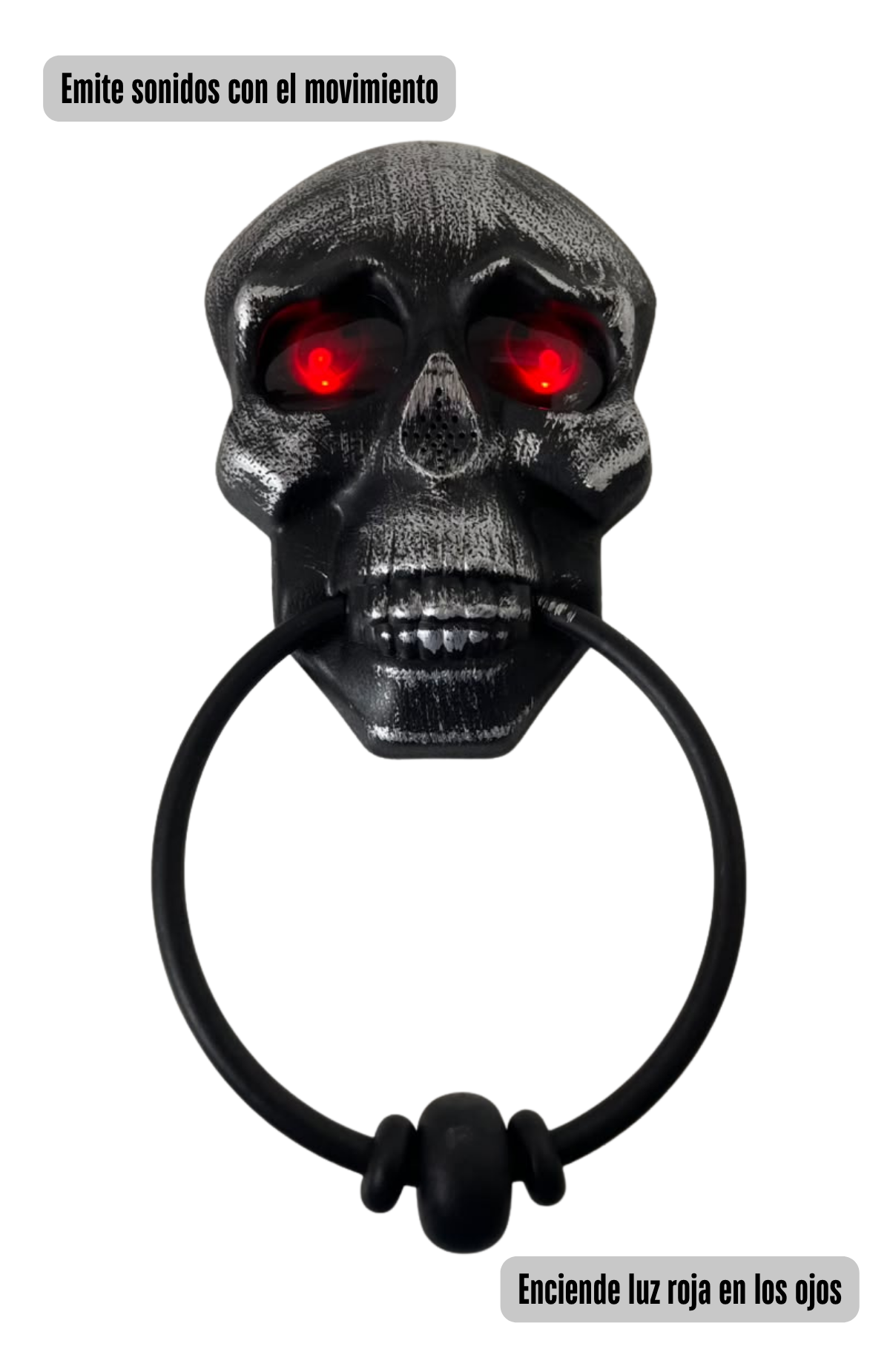 Timbre Para Puerta Calavera Decoración Fiesta Halloween