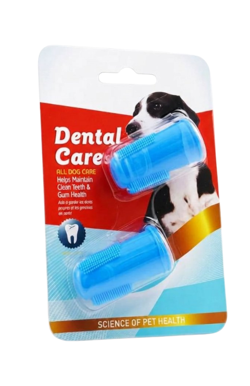 Cepillo De Dientes De Silicona De Dedal Para Perros Y Gatos (Pack x2)
