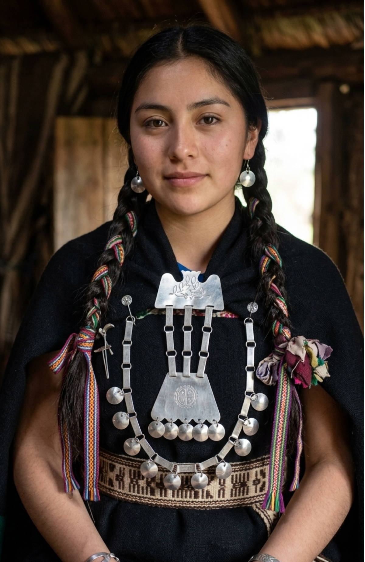 Collar Trapelacucha Mapuche Traje Tipico