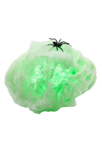 Pack 4 Telarañas Halloween Tela Araña Blanca Negra Cotillón Surtidas