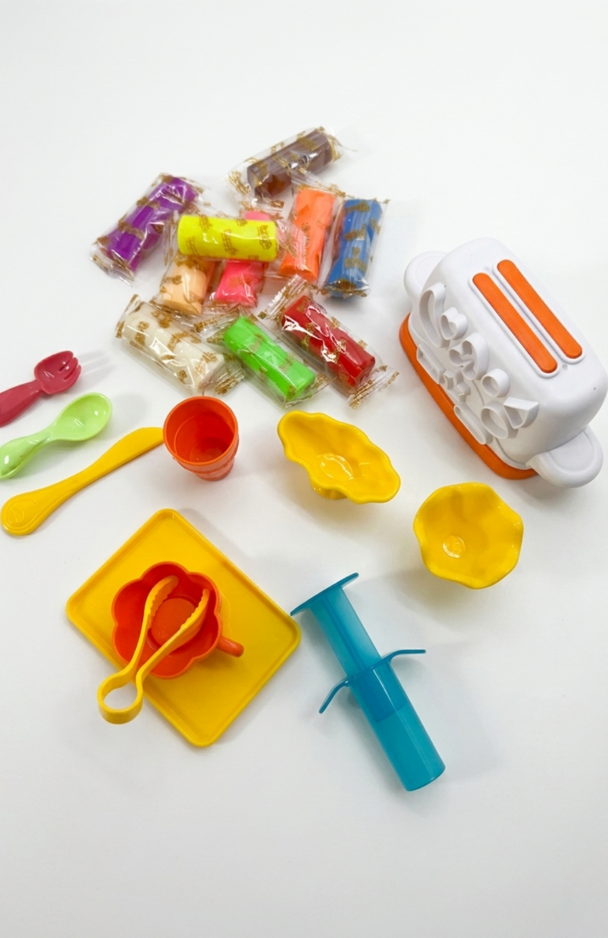 Kit Creativo De Plastilinas Con Máquina Tostadora Infantil