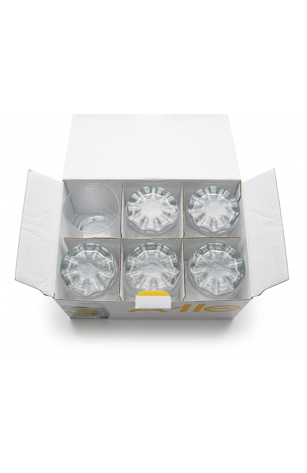 Set De 6 Vasos De Vidrio Altos Allegra Cooler Nápoles 390ml