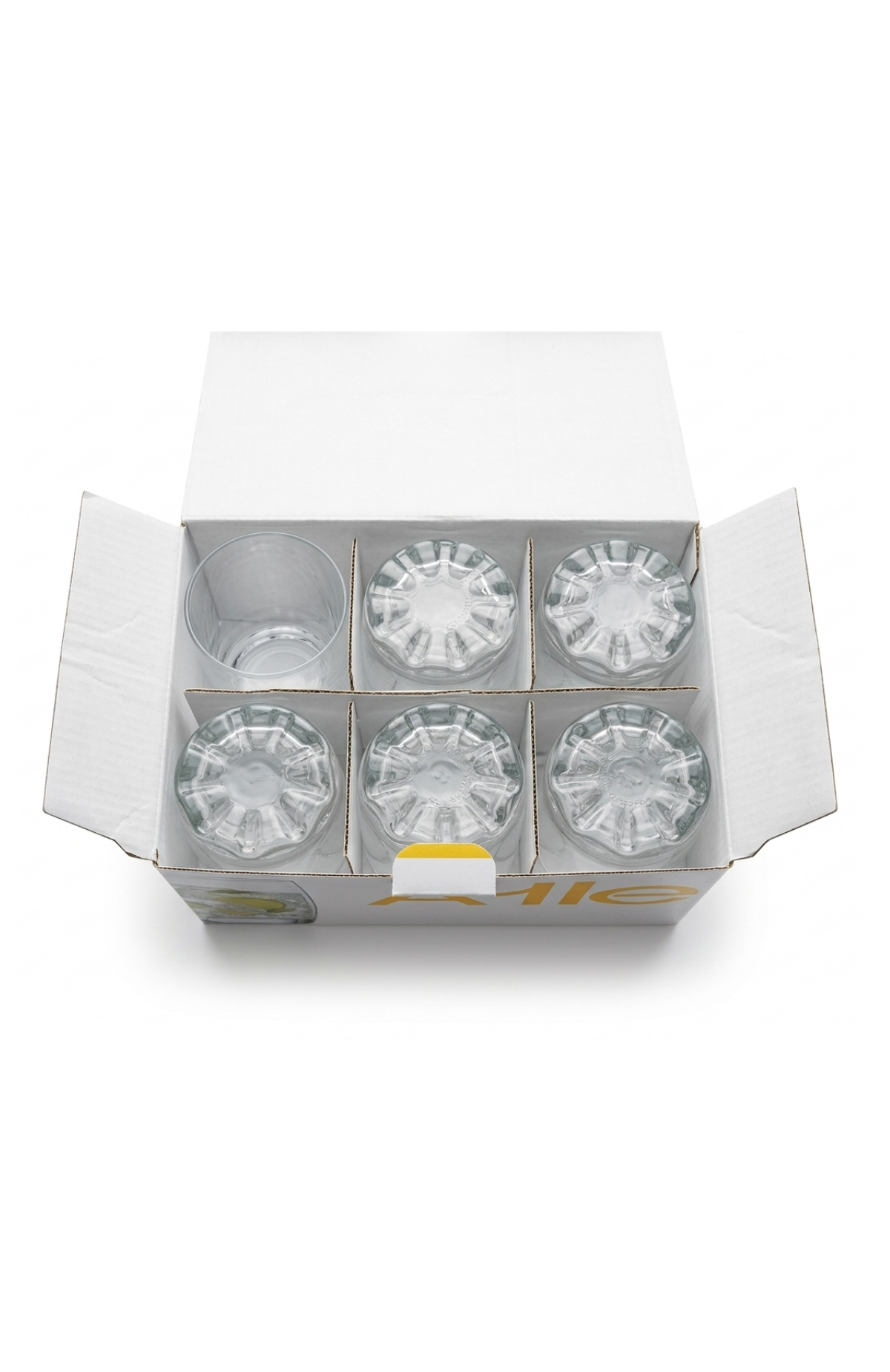 Set De 6 Vasos De Vidrio Altos Allegra Cooler Nápoles 390ml
