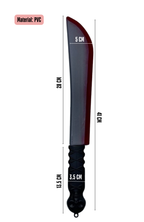 Machete De Plástico Con Sangre 41 cm - Accesorio Halloween / Cosplay