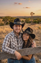 Sombrero Vaquero Estilo Western Texano Adultos Unisex Cowboy